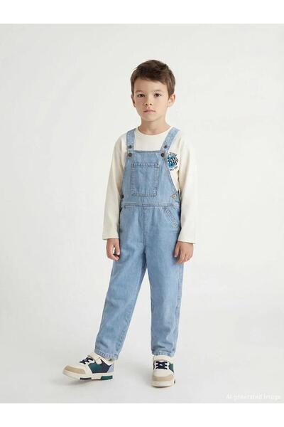 LC Waikiki Square Collar Boy's Jean Salopet (S6)