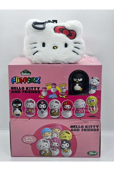 Acubens Flipperz Hello Kitty ve Arkadaşları Hacıyatmaz Figürler 24 Adet & Hed...