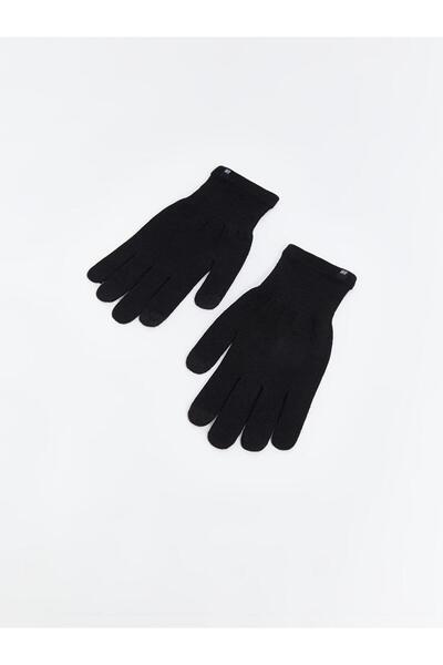 LC Waikiki قفازات رجالية سوداء أساسية من LCW ACCESSORIES