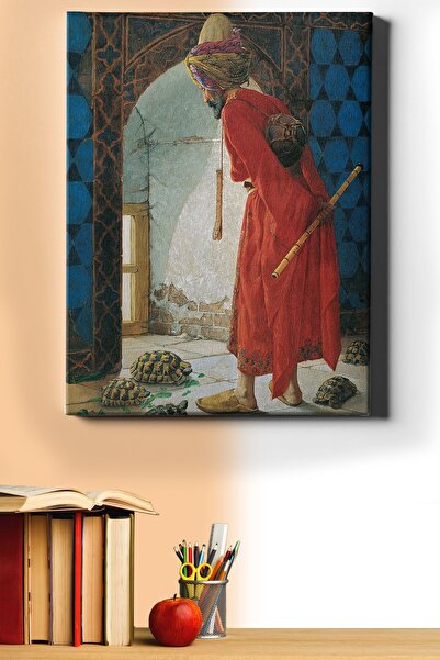 WebStyle Sayılarla Boyama Seti Kasnaklı Kaplumbağa Terbiyecisi 60 X 75 Cm