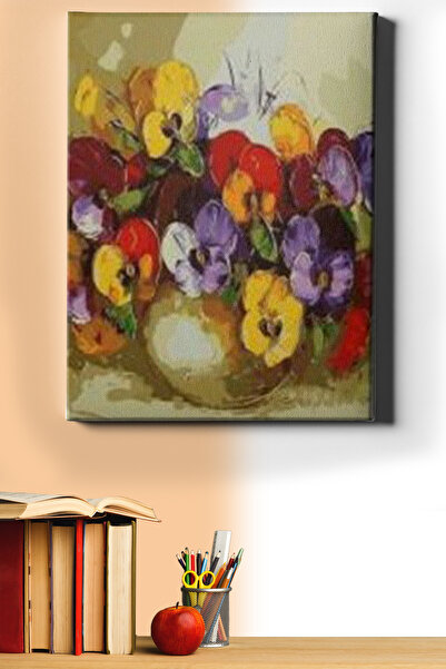 Sayılarla Boyama Seti Kasnaklı Menekşe Cümbüşü 50 X 65 Cm