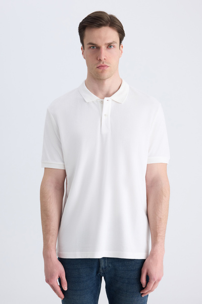 D'S Damat Ds Groom Regular Fit beli Pike Teksturirano 100% pamuk komada T-shirt