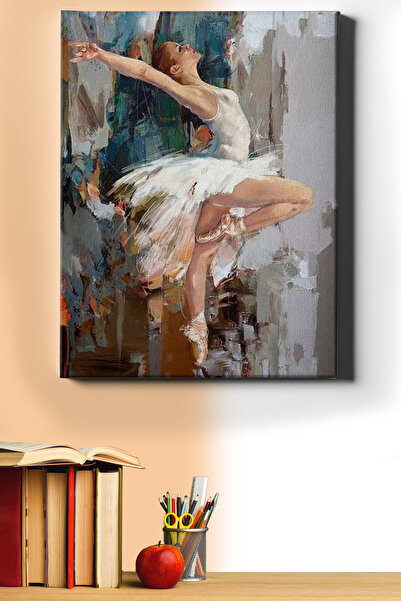 WebStyle Sayılarla Boyama Seti Kasnaklı Tutkulu Balerin 60 X 75 Cm