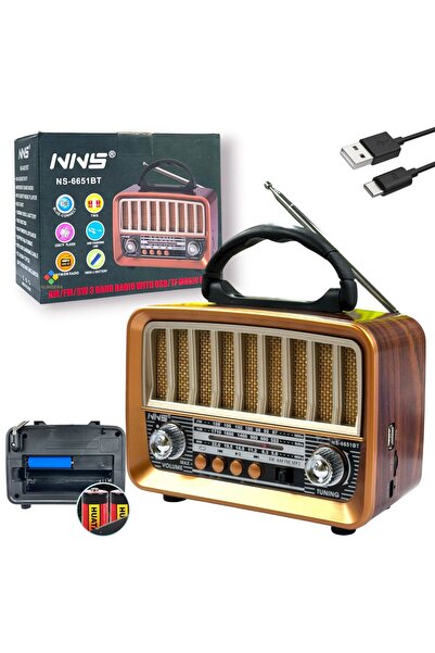 NNS Vintage TE-SP023 radio. A small, portable FM/AM electric radio. It featur...