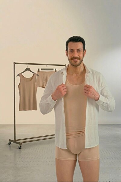 LÜXDRM Men's Ten Bamboo Anti-Sweat Fabric 80% Non-Visible Underwear Boxer Set