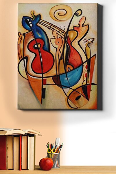 WebStyle Sayılarla Boyama Seti Kasnaklı Kandınsky Ve Müzik 40 X 50 Cm