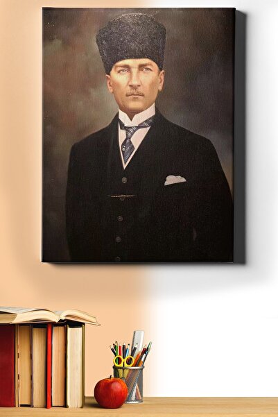 WebStyle Sayılarla Boyama Seti Kasnaklı Kalpaklı Atatürk 40 X 50 Cm