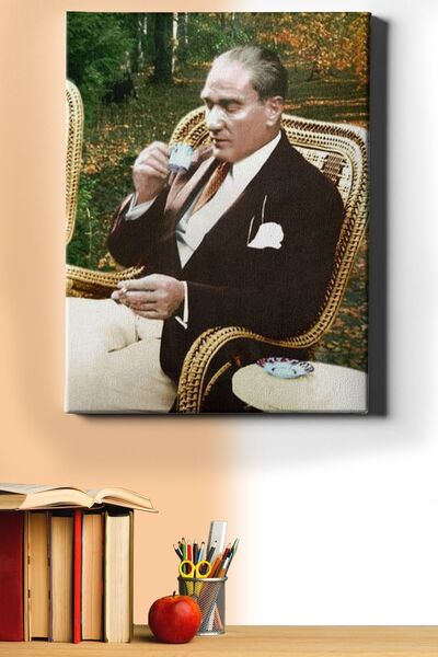 WebStyle Sayılarla Boyama Seti Kasnaklı Atatürk Yurt Gezisi 60 X 75 Cm