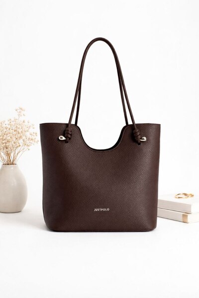 Just Polo حقيبة كتف وحقيبة كروس نسائية متعددة الأقسام من جوستبولو، سلسلة فاخرة