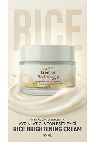 krem.Le Pirinç Özlü Cilt Beyazlatıcı Leke Karşıtı Ton Eşitleyici Krem - Rice ...