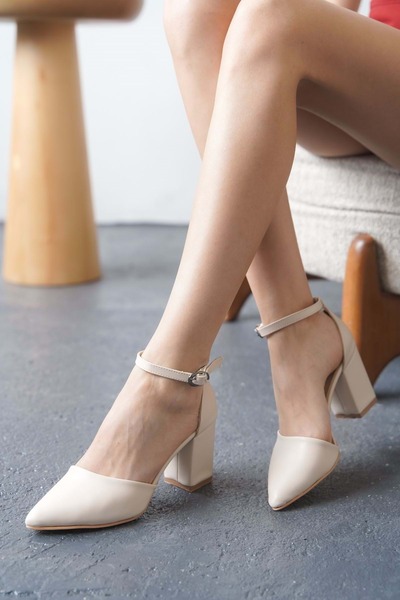 Kids Club Shoes Mehtap 5 Cm Tocuri Înalte Închisă la vârf Clasic Femei pantof...