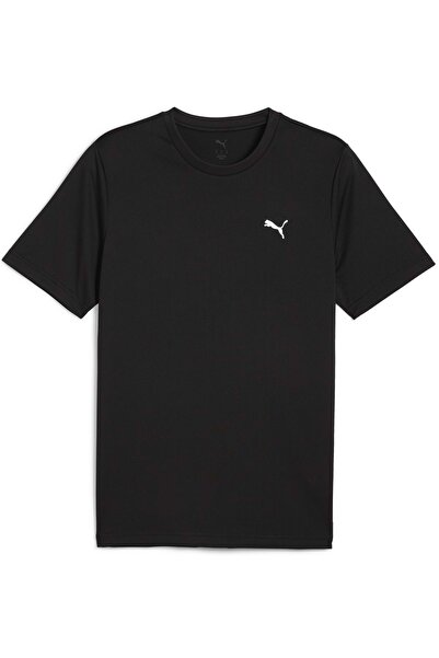 Puma 682542 ESS Small Logo Poly Tee T-Shirt Herren T-Shirt SCHWARZ