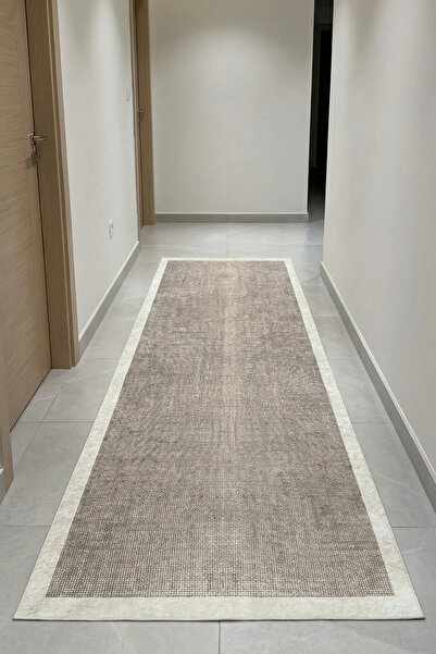 VOPTEKS Vizon Halı Yolluk Makinede Yıkanabilir Halı Kaymaz Taban Halı