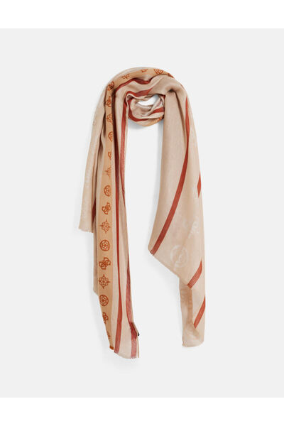 Guess 4G peony logo scarf
