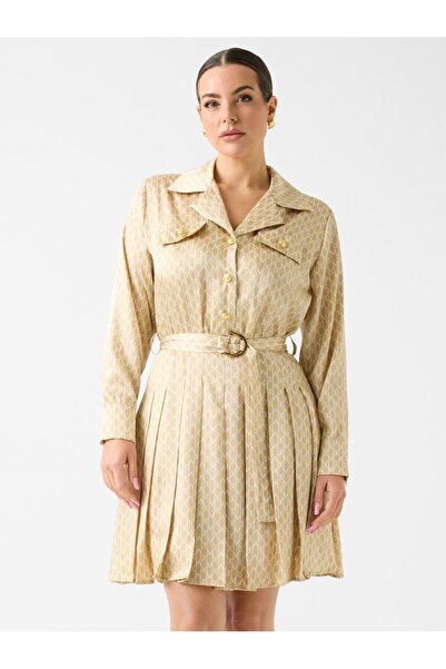 Guess فستان قصير بثنيات من مارسيانو