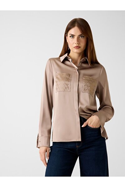 Guess قميص بقصة عادية