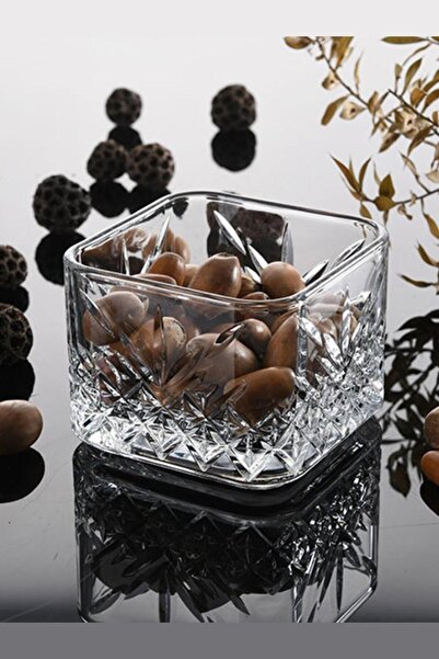 Paşabahçe طقم أوعية زجاجية مربعة بدون وقت مكون من 12 قطعة530240