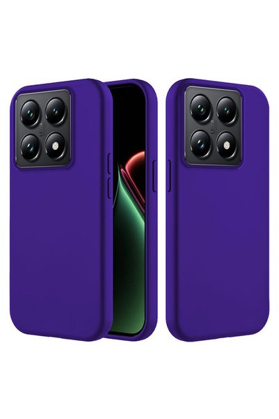 Zebana Xiaomi Mi 14t Pro Compatible Case with Velvet Interior and Erasable De...