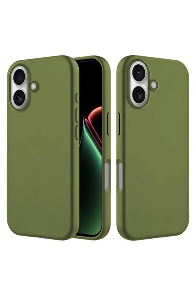 Zebana Apple iPhone 17 Uyumlu Kılıf İçi Kadife Silinebilir Lansman Kılıf Koyu...