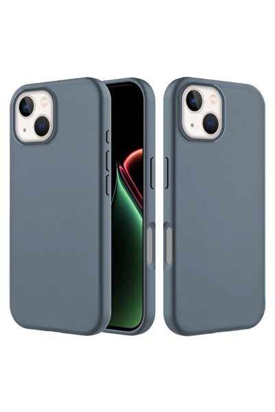 Pro Aksesuar حافظة سيليكون متوافقة مع هاتف iPhone 15 من الداخل، طراز K مخمل ق...