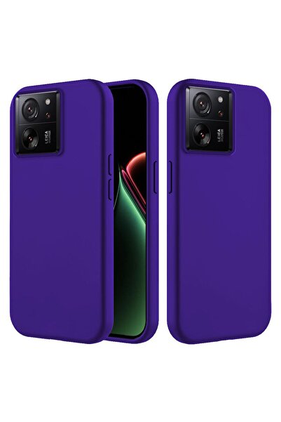 Zebana Mi 13t Compatible Case K Velvet Erasable Launch Case Navy Blue