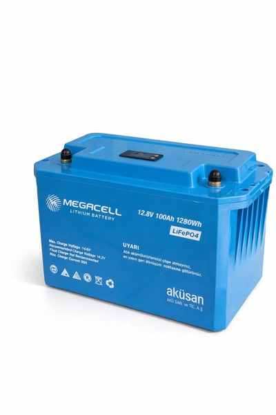 Megacell 12 Volt 100 Amper Lifepo4 Akü