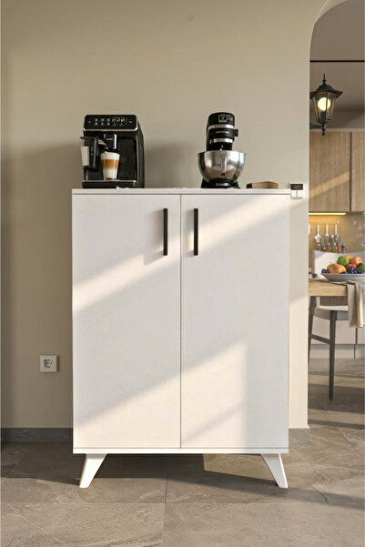 Moonlife Mobilya Olympos Çok Amaçlı 2 Kapaklı ,Kahve Köşesi,Mutfak,Banyo, Kil...