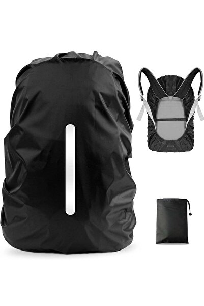 Arabest غطاء مطري مقاوم للماء حقيبة ظهر مزود بشريط عاكس، وإبزيم متقاطع مانع ل...