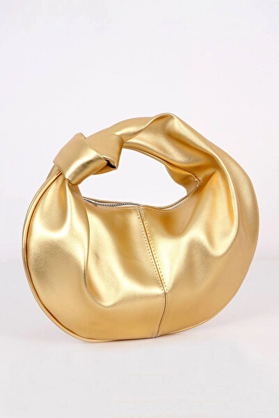 Glemix Geantă de mână Helen Knotted Gold Trend Mini pentru femei