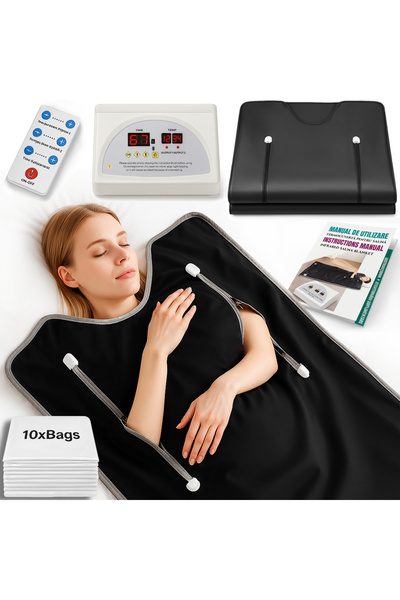 Linomag Pătură termică pentru saună Linomag®, 2 zone cu infraroșu, 10 înfășur...