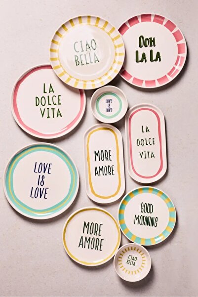 Perotti La Dolce Vita 10 Parça 4 Kişilik Kahvaltı Takımı