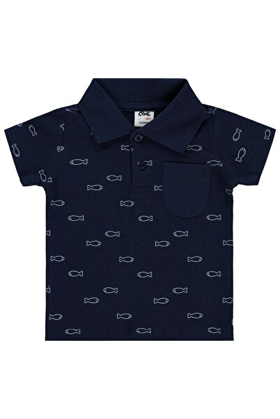 Civil Baby Fish Fry T-Shirt 6-18 Months - Navy Blue 6-9 Months