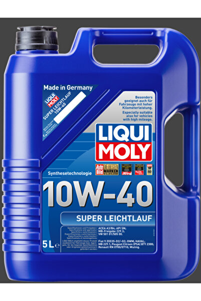 Liqui Moly Super Leitchtlauf 10w-40 5 Lt. Motor Yağı (LM 9505)