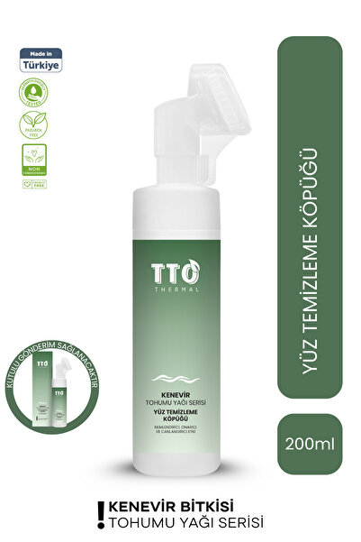 TTO Thermal Kenevir Bitkisi Tohumu Yağı Yüz Temizleme Köpüğü – Lansman Fiyatı