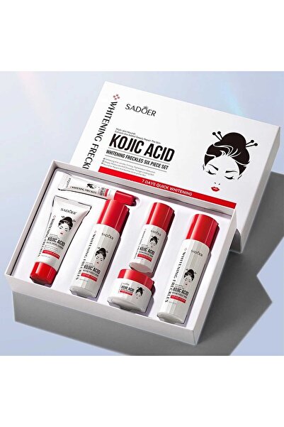 Kojic مجموعة العناية بالبشرة لتفتيح وتبييض البشرة بحمض الكوجيك