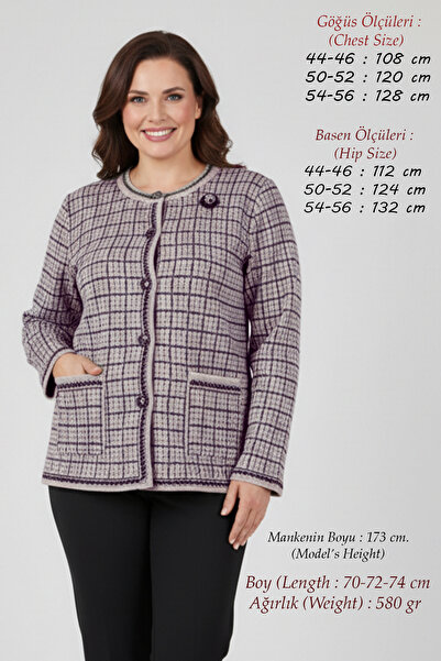 Laden Women's Steel Knit Mercerized Knitwear Plus Size Classic Anti-Pilling T...