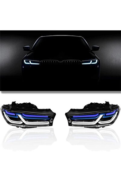 autogp Bmw g30 ön far lambası ledli lci görünüm dönüşüm farı 2017 / 2020