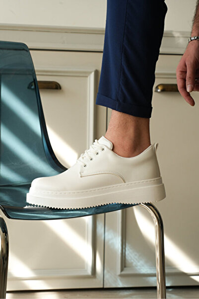 Zerenyus Zrk-X16 Premium White Daily Men's Classic Casual Shoes