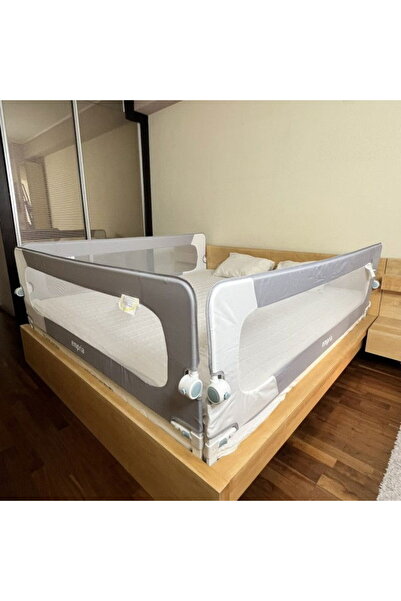Empria ПАКЕТ: 3 детски предпазни прегради за легло, сгъваеми, легло 160x200 см
