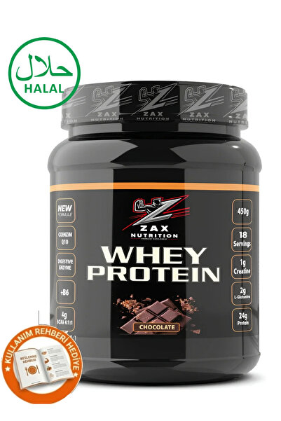 zax nutrition بروتين مصل اللبن 450 جرام بنكهة الشوكولاتة