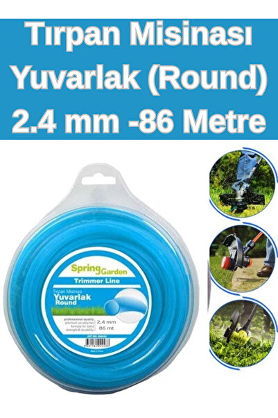 KL HOME ROUND Tırpan Misinası 2.4 Mm X86 metre / Yuvarlak- / Round