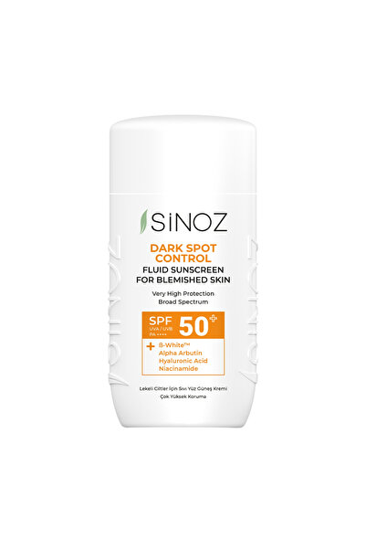 SİNOZ Dark Spot Control Sonnenfluid SPF 50+ PA++++ – leichtes Gesichts-Fluid ...