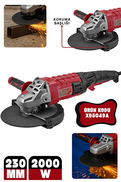 RETOOLS XD5049A 230 MM 850 W AVUÇ TAŞLAMA (TAŞ MOTORU)