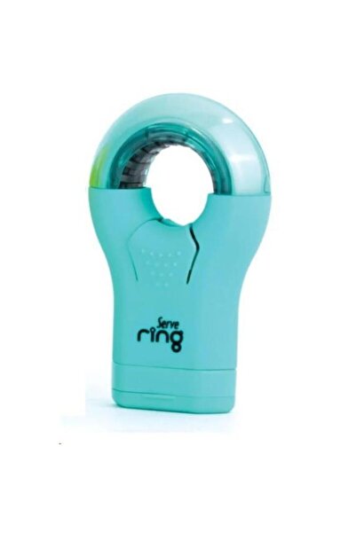 Serve Pencil Sharpener with Ring Eraser Pastel Colors Pastel Mint Green