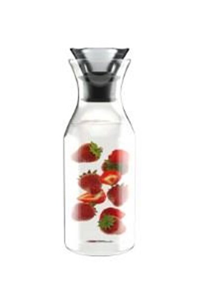 Linan Ware Linanware Karaf Sürahi Cam Şişe Çelik Kapak 1200 ml DSG-28