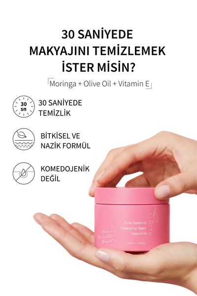 RESH LAB Zero Balance Cleansing Balm Sensitive - Hassas Ciltlere Özel Makyaj Temizleme Balmı