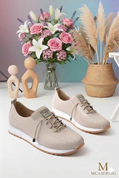 MCASERING Nokta Orthobetic Γυναικεία Λεπτομερή Λεπτομερή Παπούτσια με Δερμάτι...