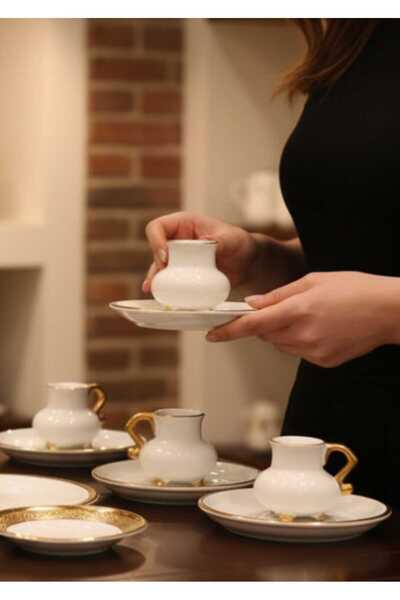 My Kitchen&Home طقم فناجين قهوة فاخرة مكون من 6 قطع