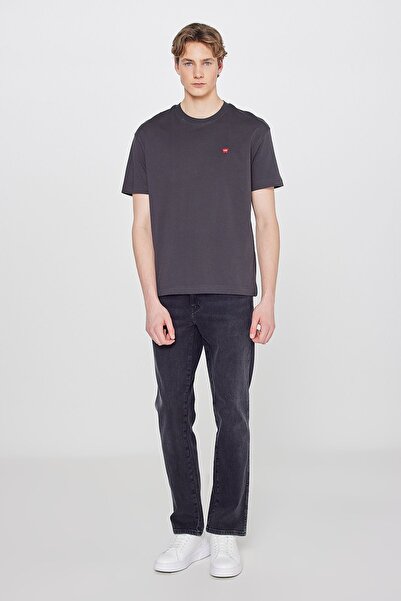 WRANGLER Pantaloni din denim elastic din bumbac Texas cu straight fit buzunare