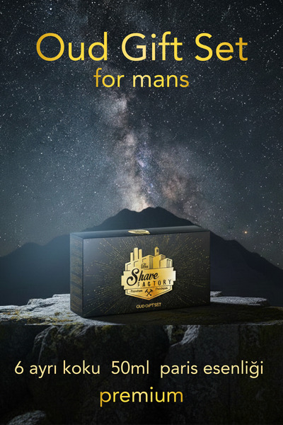 malzemeadası Oud Premium Cologne Collab Kalıcı Kolonya Seti Altılı Set Parfüm...